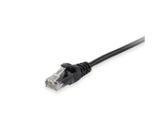 LATIGUILLO U/UTP CAT.6A 0.5M NEGRO LIBRE DE HALÓGENOS - EQUIP