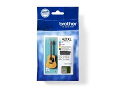 Cartuchos Tinta Brother MULTIPACK 4 LC421 XL BK/C/M/Y