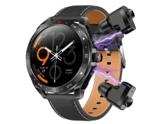 Smartwatch T95 Negro Correa de Cuero y Auriculares - Marca OEM
