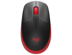 Ratón Logitech M190 Negro/Rojo con 1000 DPI - Compra Online