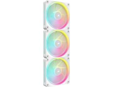 VENTILADOR AUXILIAR CORSAIR LX120 ICUE LINK RGB 120MM WHITE TRIPLE PACK