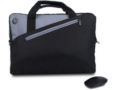 Maletín Portátil 15.6'' + Ratón NGS Monray Master Kit Negro