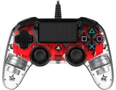 Mando Nacon Compact Wired Illuminated Red Oficial PS4