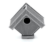 MAQUETA 3D FASCINATIONS BIRD HOUSE DE METAL, MONTAJE SIN PEGAMENTO NI SOLDADURA