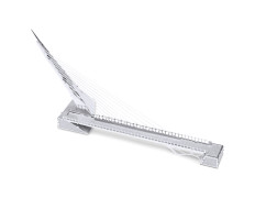 Maqueta 3D California Sundial Bridge - Metal, Montaje Sin Pegamento ni Soldadura