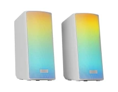 Altavoces Mars Gaming MSRGB2 Blanco - Modelo superior con diseño elegante