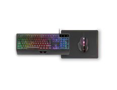 Kit Combo Pack Mars Gaming RGB 3en1 Negro