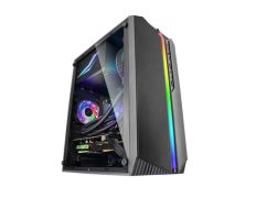 CAJA MICROATX MARS GAMING MC-S1 GAMING BLACK CON FRONTAL ARGB, VENTILADOR TRASERO FRGB Y VENTANA LATERAL