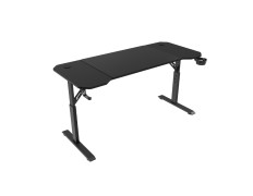 MESA GAMING MARS MGD ERGO 140 REGULABLE EN ALTURA, TABLERO NEGRO 140x60