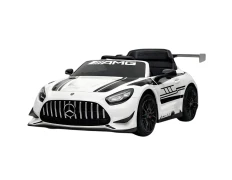 Coche eléctrico para niños Mercedes AMG GT3 Blanco