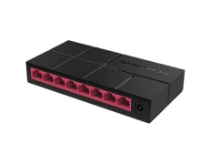 Mercusys MS108G Switch 8 Puertos Gigabit Negro - Ideal para Red Doméstica/Oficina