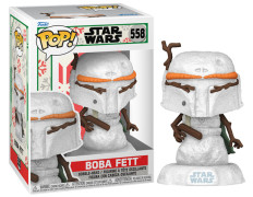 FUNKO POP! STAR WARS HOLIDAY SNOWMAN: BOBA FETT (558)
