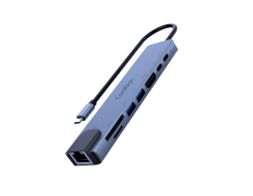 DOCKING COOLBOX MINIDOCK C81 USB-C con HDMI 4K, 2xUSB-C PD 100W, 2xUSB-A, SD, MicroSD, RJ45