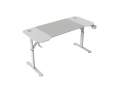 MESA MARS GAMING MGD ERGO 140 REGULABLE EN ALTURA TABLERO BLANCO CHASIS DE ACERO 140x60 ALF. XXL