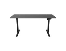 MESA MARS GAMING MGD ERGO PRO AJUSTE ALTURA ELÉCTRICO TABLERO NEGRO 160x60 CHASIS DE ACERO