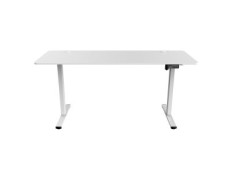 MESA MARS GAMING MGD ERGO PRO W 160x60 BLANCA AJUSTE ALTURA ELÉCTRICO CHASIS ACERO