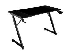 Mesa Mars Gaming MGD X120 - Diseño Fibra de Carbono - 120x60 - Chasis de Acero - Tablero Negro