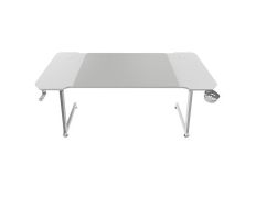 Mesa Mars Gaming MGD X140 140x60 Chasis de Acero Tablero Blanco Diseño Fibra Carbono Alcance XXL