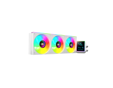 Sistema de Refrigeración Líquida Mars Gaming MLLCDPRO360W ARGB 3X120mm - Blanco