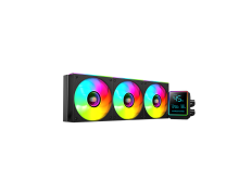 Sistema de Refrigeración Líquida Mars Gaming MLLCDPRO360 ARGB 600W TDP Pantalla LCD Negro 3X120mm
