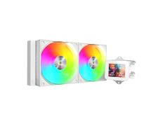 Sistema de Refrigeración Líquida Mars Gaming MLVISION240W Blanco ARGB - Pantalla LCD - 500W TPD