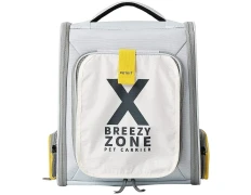Mochila Transportín Mascota Petkit Breezy xZone Pet Carrier Gris