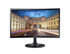 Monitor LED Curvo Samsung C24F390FHR 23.5"/ Full HD/ Negro