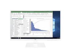 Monitor Profesional LG 24BK550Y-W 23.8"/ FHD / Multimedia / Blanco