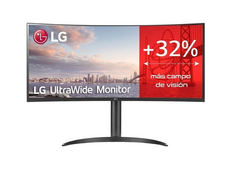 Monitor Profesional Ultrapanorámico Curvo LG 34WQ75C-B 34"