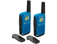 Motorola TALKABOUT T42 Pack 2 Walkie-Talkie Azul - Comunicación al Aire Libre