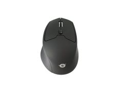 Mouse Conceptronic Bluetooth Lorcan02 Ergo - Negro, 6 Botones, 1600DPI