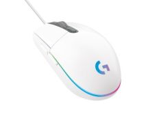 Mouse Logitech G203 Lightsync RGB 6 Botones 8000dpi Color Blanco
