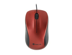 Mouse NGS Crew Red Óptico con Cable