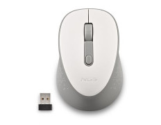 MOUSE NGS WIRELESS DEW WHITE CON NANO RECEPTOR-800/1600 DPI 2,4GHZ BLANCO