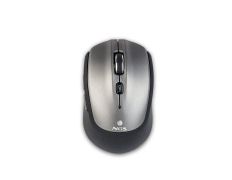 Mouse NGS Frizz Wireless y Bluetooth 1000/1600 DPI Plata/Negro 5 Botones