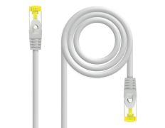Cable de Red Cat6A 10m SFTP RJ45 AWG26 Gris - Nanocable
