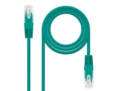 CABLE DE RED CAT6 UTP 0.5M VERDE - RJ45 AWG24 NANOCABLE