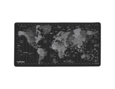 NATEC Time Zone Map Maxi Negro/Gris