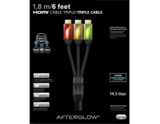 AFTERGLOW TRIPLE CABLE HDMI 6' (ROJO/DORADO/VERDE) + HDMI