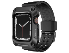 Nillkin Carcasa+Correa Apple Watch 45mm DynaGuard Negro - Compatible con Apple Watch 7/8