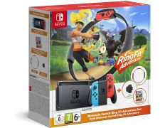 Nintendo Switch + 2 Mandos Joycon + Ring Fit Adventure (Completo)
