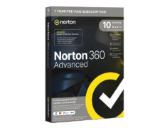 NORTON 360 ADVANCE Antivirus 200GB 1 usuario 10 dispositivos 1 año