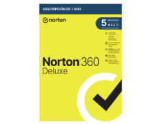 Norton 360 Deluxe 50GB Antivirus para 1 Usuario 5 Dispositivos 12 Meses