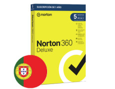 Norton 360 Deluxe 50GB - Antivirus, Portugués - 1 Usuario, 5 Dispositivos - 12 Meses