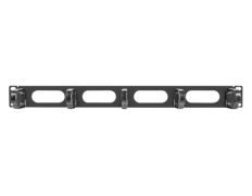 Organizador De Cables Para Gabinetes De 19'' 1u Tipo B Negro Ak-1205-