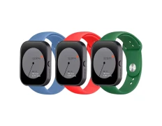 Pack de Correas de Silicona Elgance para Nothing Watch Pro 22mm en Azul Oscuro, Rojo y Verde - CROCOCASE