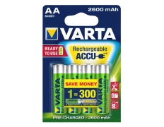 Pack 4x Pilas Recargables Varta AA ACCU Power 2600 mAh NiMH