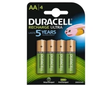 Pack 4x Pilas Recargables Duracell AA 2500 mAh HR06-P
