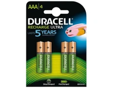 Pilas Recargables Duracell 4x AAA 850 mAh HR03-A