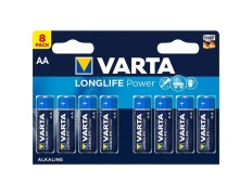 Pilas Varta AA Long Life Power LR06 en Pack de 8 unidades